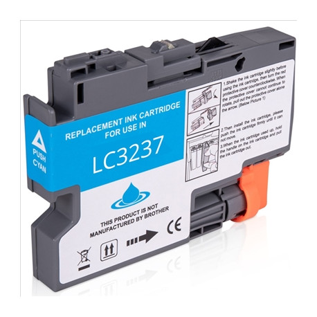 TINTEIRO BROTHER LC3237 XL AZULCOMPATIVEL