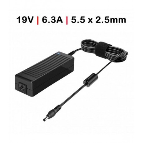 Carregador Toshiba / Asus 19V 6.3A 120W 5.5*2.5 c/ Cabo TGADT6 Compativel