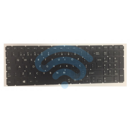 Teclado Toshiba Sem Moldura S50-B L50D-B L50D-C L50DT-B L55 C55 P50 TGTTOSH017