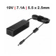 Carregador Portatil 19V 7.1A 5.2*2.5mm TGADT9 Compativel