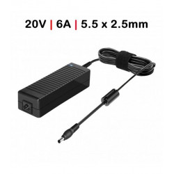 Carregador Portatil 20V 6A 5.5X2.5mm TGAD00043 Compativel C/ cabo
