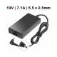 Carregador Portatil 19V 7.1A 5.2*2.5mm SLIM TGAD00182 Compativel c/ CABO
