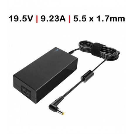 Carregador Portatil 19.5V 9.23A 180W 5.5X1.7mm TGAD00165 Compativel C/ cabo