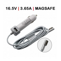 CARREGADOR CARRO APPLE MACBOOK PRO 16.5V 3.65A MAGSAFE 60W TGAD00144 Compativel