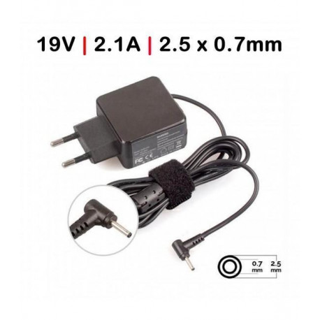CARREGADOR ASUS 2.5X0.7 MM 40W TGAD00024 Compativel