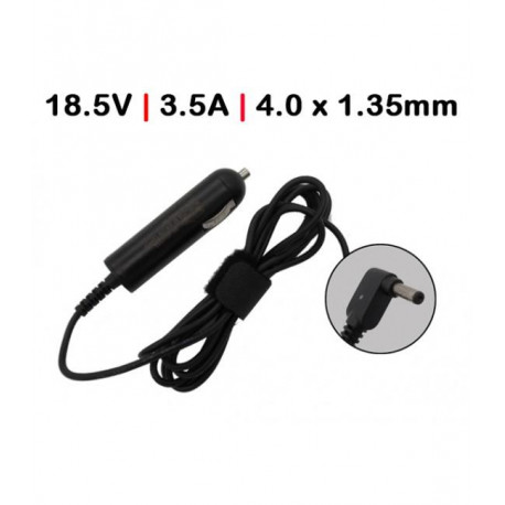 CARREGADOR CARRO PORTÁTIL 18,5V 3,5A 19V 4,74A 4,0x1,35MM 90W TGAD00150 compativel