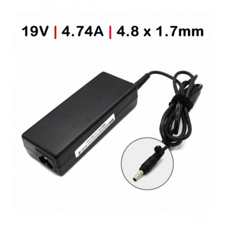 CARREGADOR Compatível HP 90W / 19V / 4.74A / 4.8X1.7mm