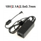CARREGADOR QOLTEC COMPATÍVEL Asus 40W 19V 2.1A 2.5 * 0.7 TG51503