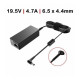 CARREGADOR Compatível Sony 90W /19.5V / 4.7A / 6.5X4.4mm