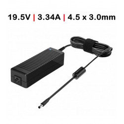 CARREGADOR PORTATIL DELL 19.5V 3.34A 65W 4.5X3.0MM TGAD00189 Compativel C/ Cabo