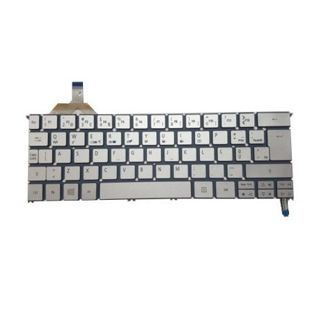 Teclado Acer S7 S7-191 S7-192 Retroiluminado Prata TGTACER012