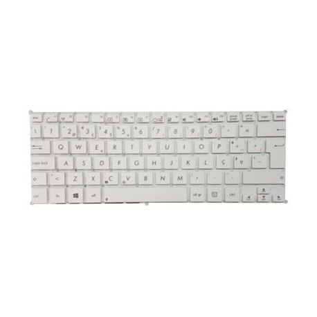 Teclado Asus S/ Moldura VivoBook/Transformer E200 F202 Q200 F201 R200 R201 X201T200 T300 Branco TGTASUS042