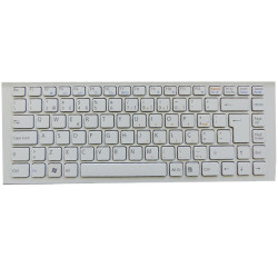 Teclado Sony VPCEA VPC-EA VPCEA1S1E VPCEA2S1E VPCEA3S1E Branco TGTSONY008