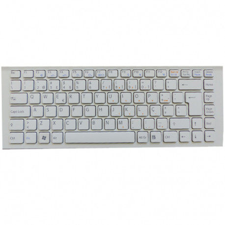 Teclado Sony VPCEA VPC-EA VPCEA1S1E VPCEA2S1E VPCEA3S1E Branco TGTSONY008