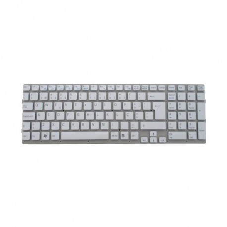 Teclado Sony S/ Moldura VPCEB VPC-EB VPCEB1J1E VPCEB1M1E VPCEB2E1E VPCEB4Z1E Branco TGTSONY001