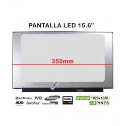 DISPLAY 15.6" LED N156HGA-EA3 REV.C4 FULL HD 350MM S/ BRACELETES TGPAN0042