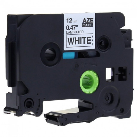 Fita Laminada Compatível Brother TZE-251 - 24mm x 8 metros Preto/Branco