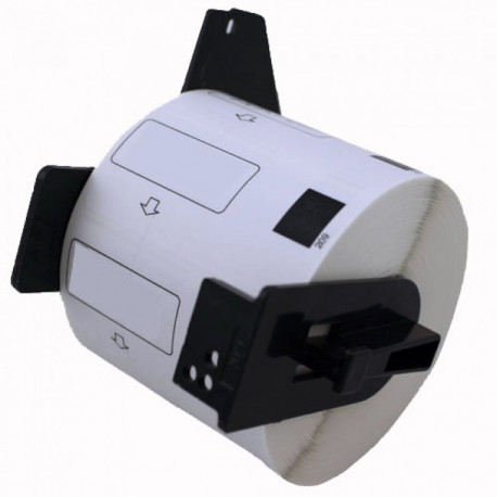 Etiquetas Compativeis Brother DK11221 23mm x 23mm pré-cortadas quadradas Papel térmico