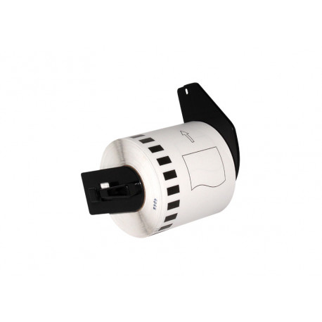 Etiquetas Compativeis Brother DK22113 Transparente - 62mm x 15.24mm Contínua Papel térmico