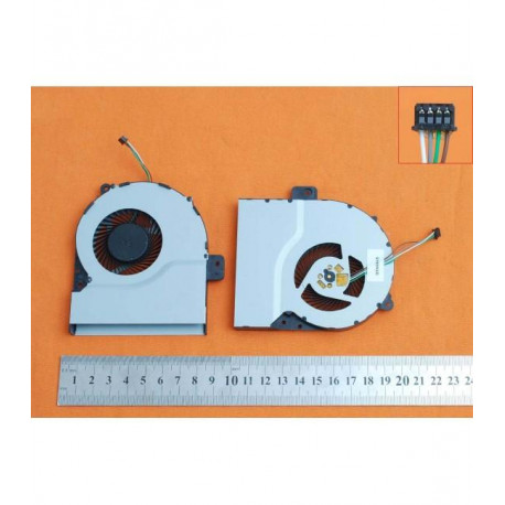 VENTOINHA PORTÁTIL ASUS X751 X751M X751MA X751L X751LD X751LB 4PIN 5V 0.4A N/A -TGFAN0356