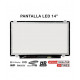 DISPLAY 14 "HD LED SLIM LP140WHU LP140WHU (TP) (B2) EDP DE 30 PINOS