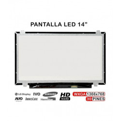 DISPLAY 14 "HD LED SLIM LP140WHU LP140WHU (TP) (B2) EDP DE 30 PINOS