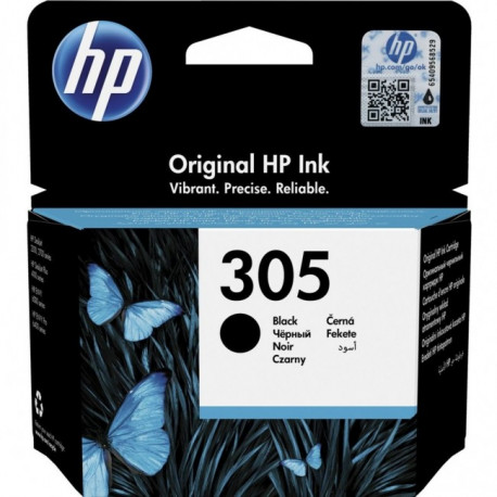 Tinteiro HP 305 Original Preto 3YM61AE