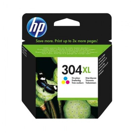 Tinteiro HP 304XL Original Tricolor ( N9K07AE )