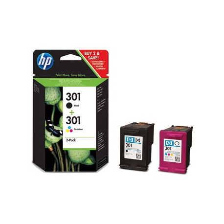 PACK HP 301 PRETO+301 CORES ORIGINAL- J3M81AE