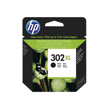 Tinteiro HP 302XL Preto Original ( F6U68AE )