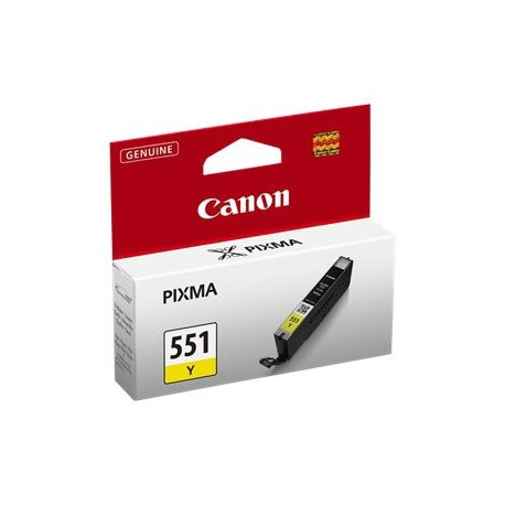 Tinteiro Original Canon CLI551 Amarelo - 6511B001