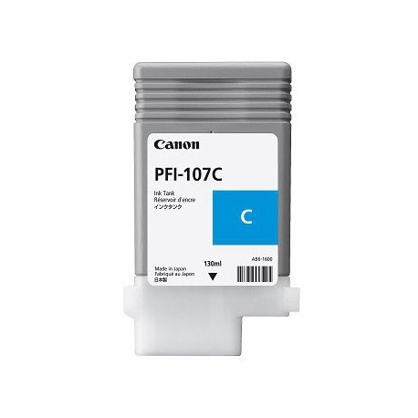 Tinteiro Original ciano Canon PFI107 - PFI107C/6706B001