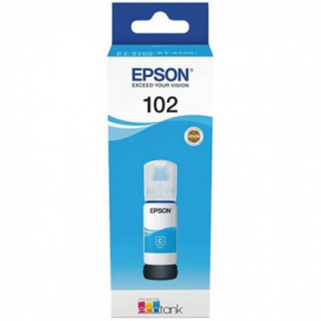 Recarga de Tinta 102 Original Epson Azul ( C13T03R240 )