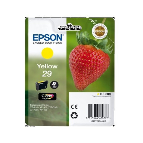 Tinteiro Original Epson T2984 (29) Amarelo - C13T29844012