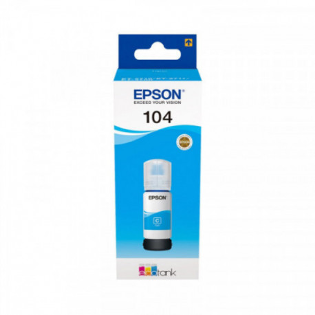 Recarga de Tinta 104 Original Epson Azul ( C13T00P240 )