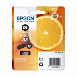 Tinteiro Original Epson T3341 (33) preto photo - C13T33414012