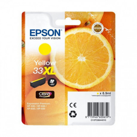 tinta original Epson T3364 (33XL) Amarelo - C13T33644012