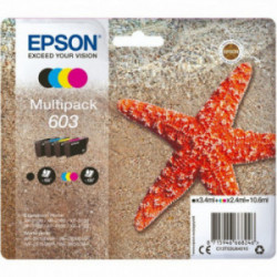 Multipack 4 Tinteiros Epson 603 Originais ( C13T03U64010 )