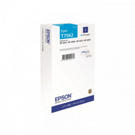 Tinteiro Original Epson T7562 Cyan - C13T756240