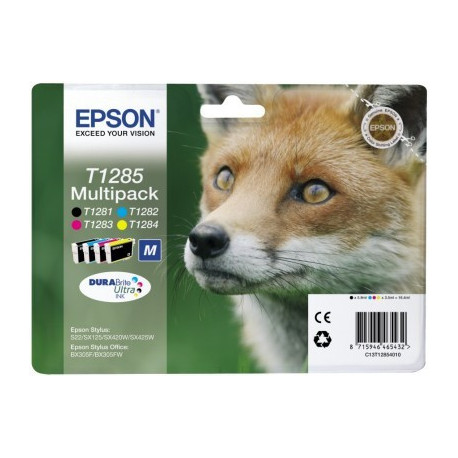 Pack 4 Tinteiros Originais Epson T1285 - C13T12854012