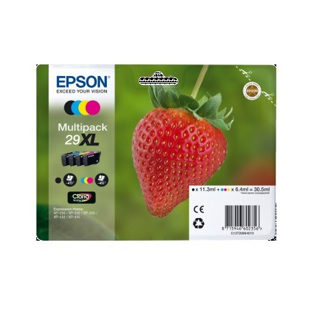 Pack 4 Tinteiros EPSON 29XL Preto / Cores