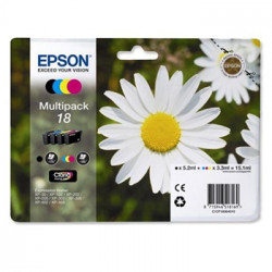 Pack 4 Tinteiros Epson 18 4 Cores C13T18064010