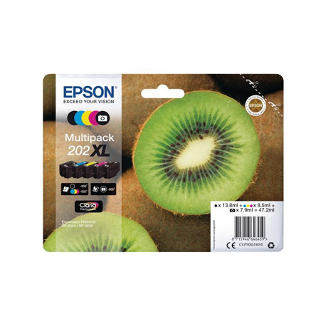 Pack Tinteiros Epson 202XL 5 Cores C13T02G74010