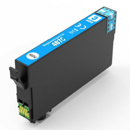 Tinteiro Epson Compatível 407XL Azul