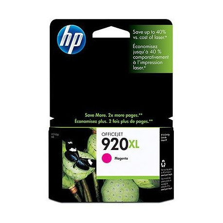 TINTEIRO HP 920XL MAGENTA - CD973AE