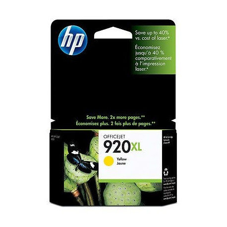 TINTEIRO HP 920XL YELLOW - CD974AE