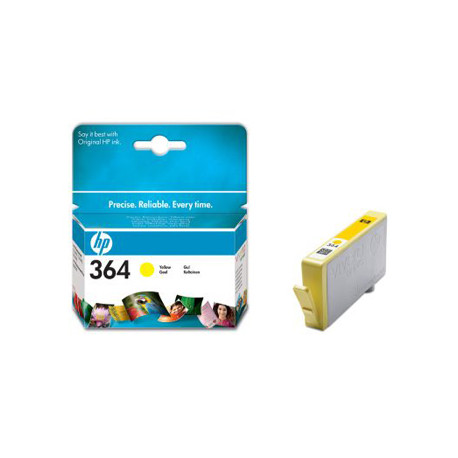 Tinteiro Original HP Nº364 Amarelo - CB320EE