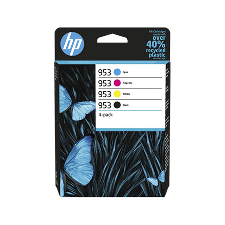 Pack 4 Tinteiros Originais HP 953 4 Cores 6ZC69A
