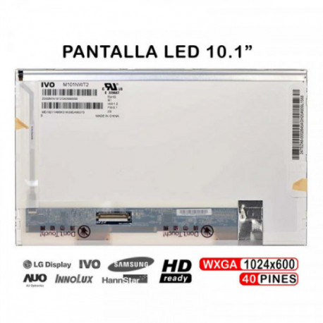 ECRÃ 10.1 POLEGADAS LED CLAA101NB01 LP101WH1