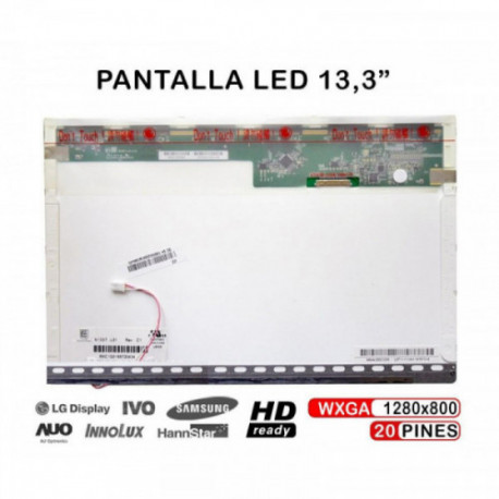 ECRÃ LCD DE 13.3" PARA PORTATIL APPLE MACBOOK 661-3959 13.3" LP133WX1(TL)(A1)